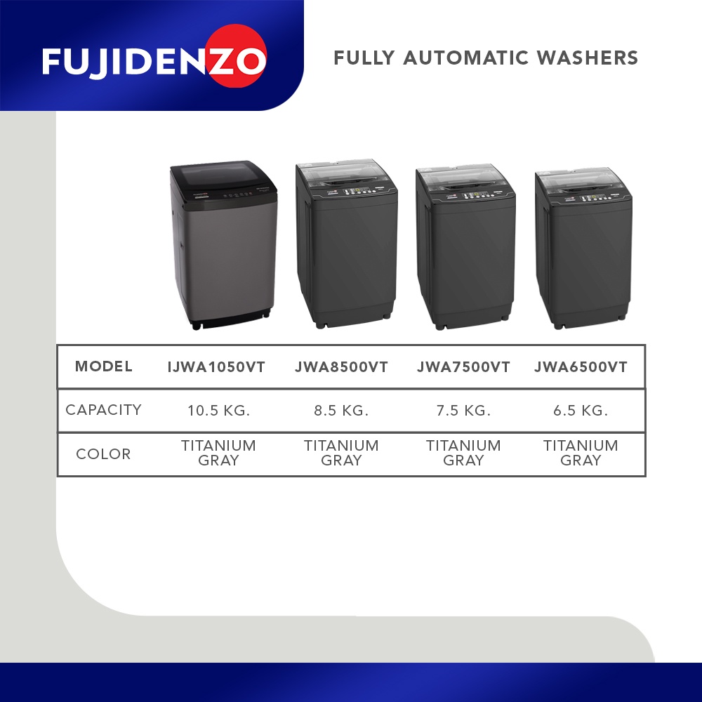 Fujidenzo Kg Hd Premium Inverter Fully Automatic Washing Machine