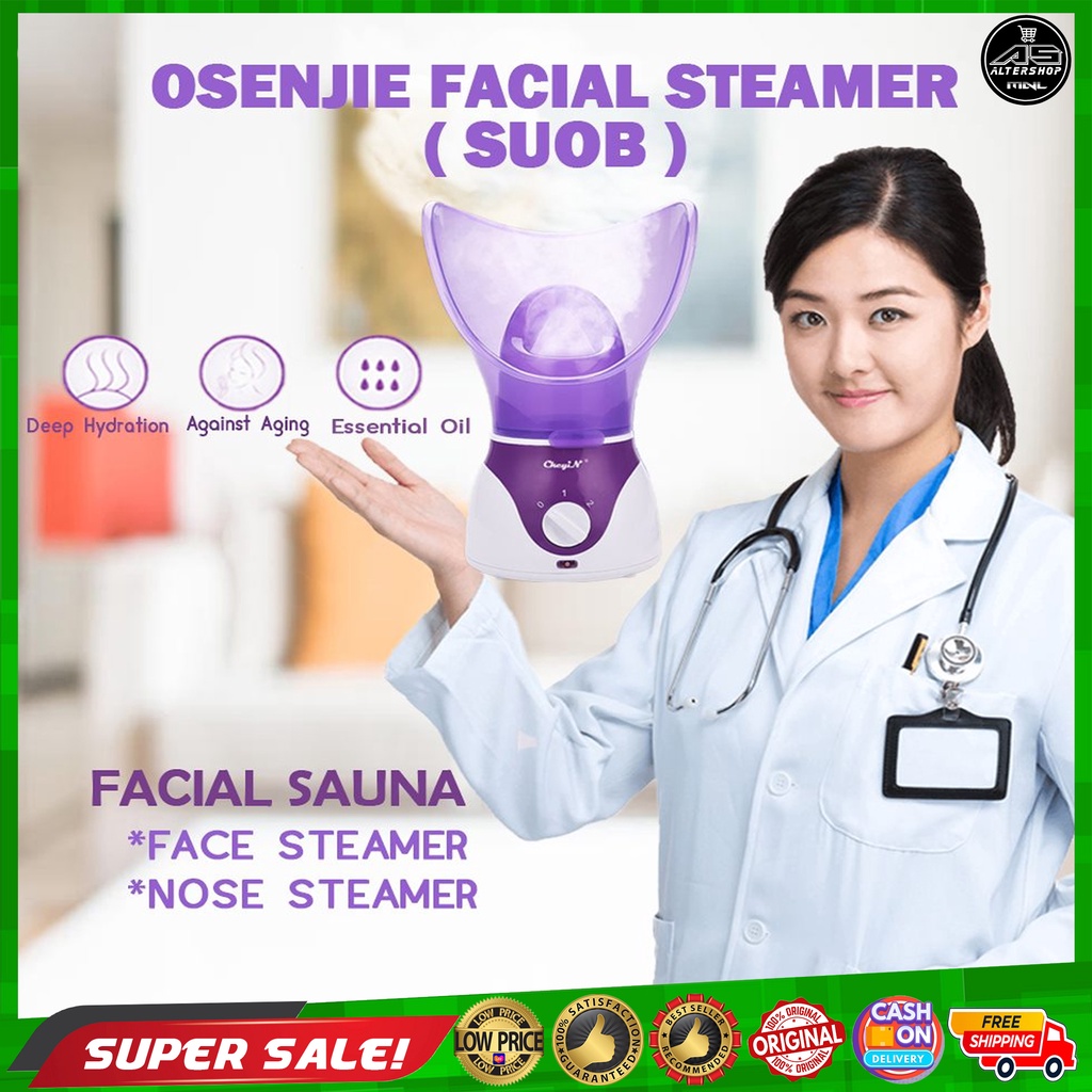 ORIGINAL FACIAL STEAMER SPA SINUS STEAM THERAPY HOT STEAM INHALER