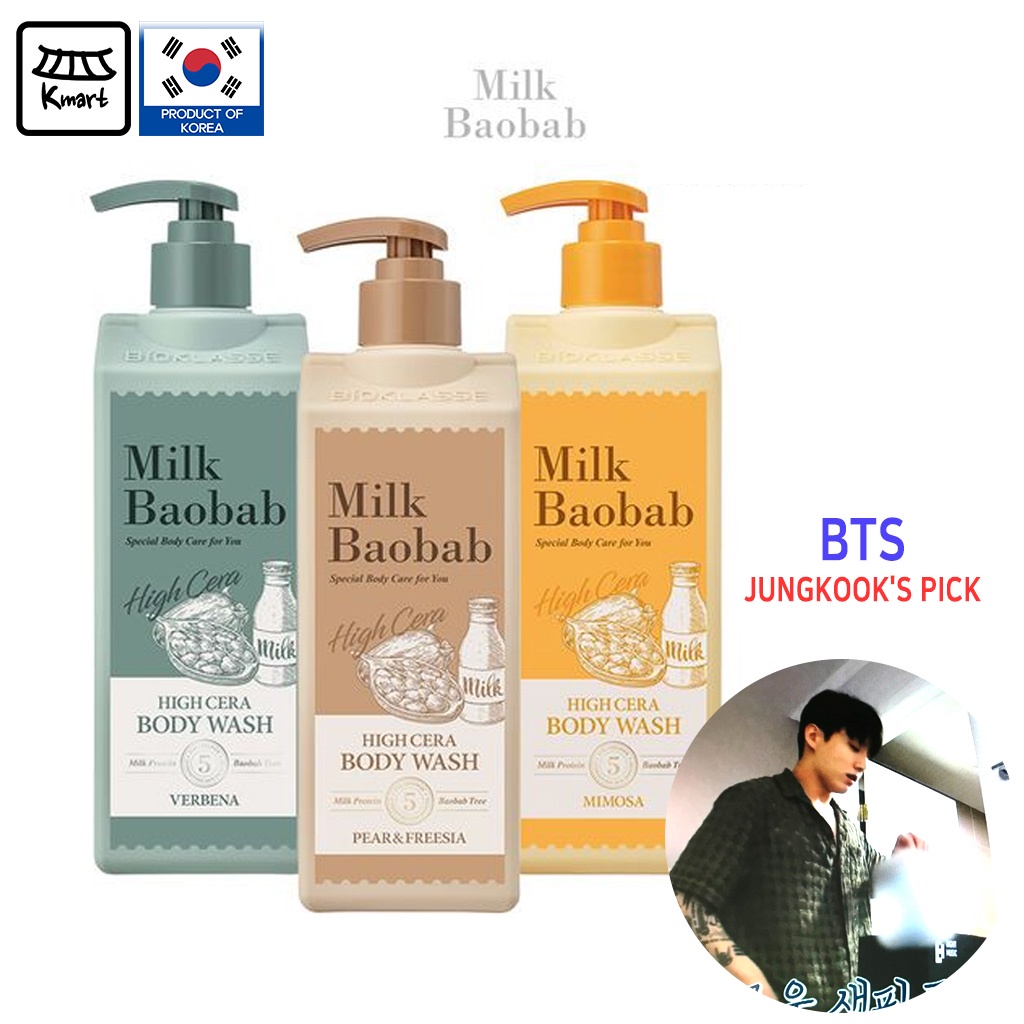 Milk Baobab Body Wash High Cera New Scent (500ml) BTS JungKook perfume