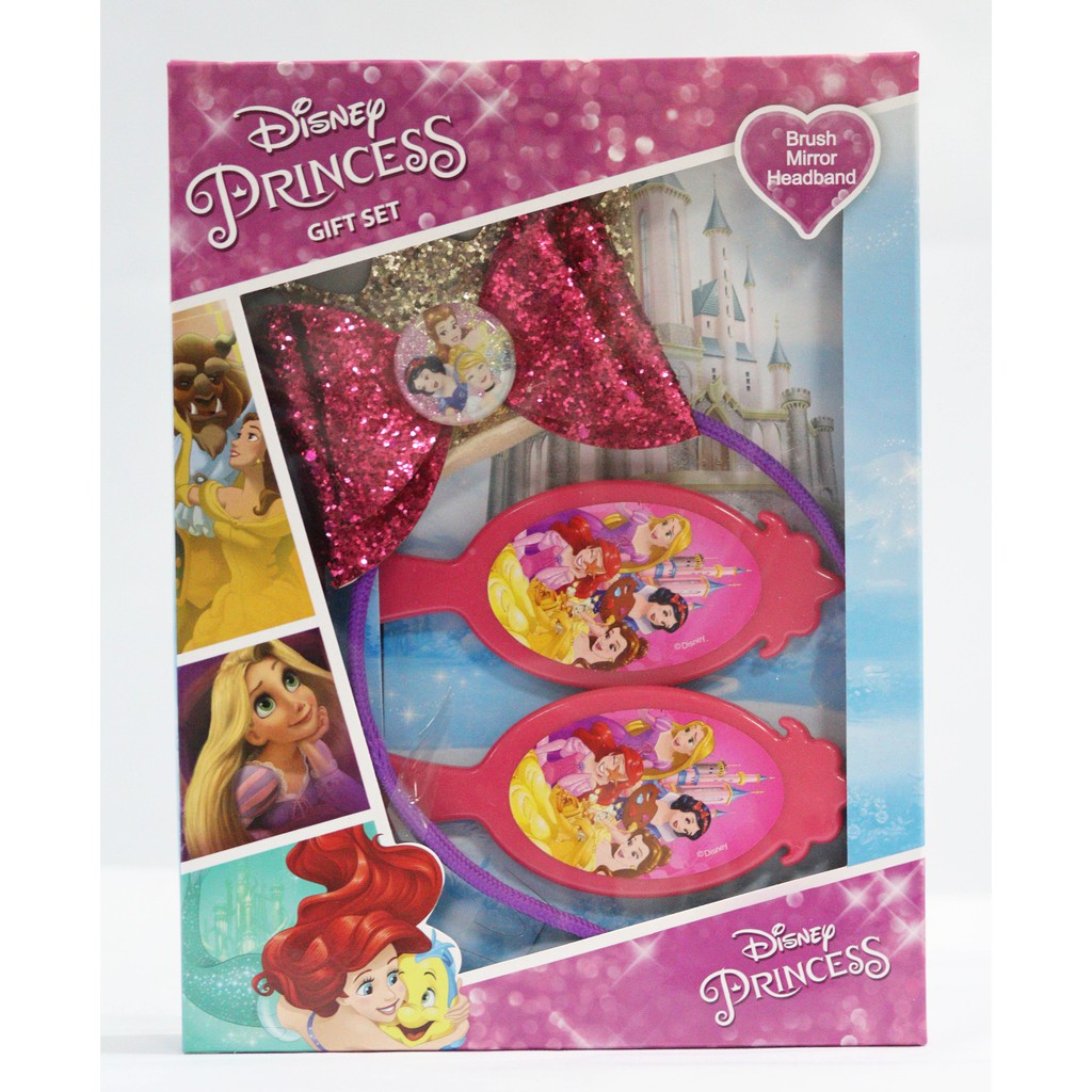 Disney Princesses Headband Brush and Mirror Set Shopee Philippines