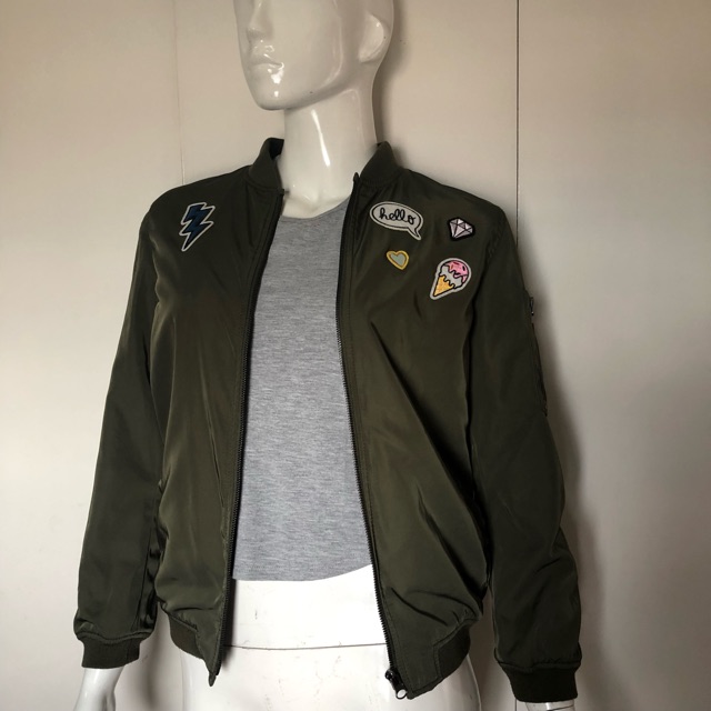 mango olive green jacket