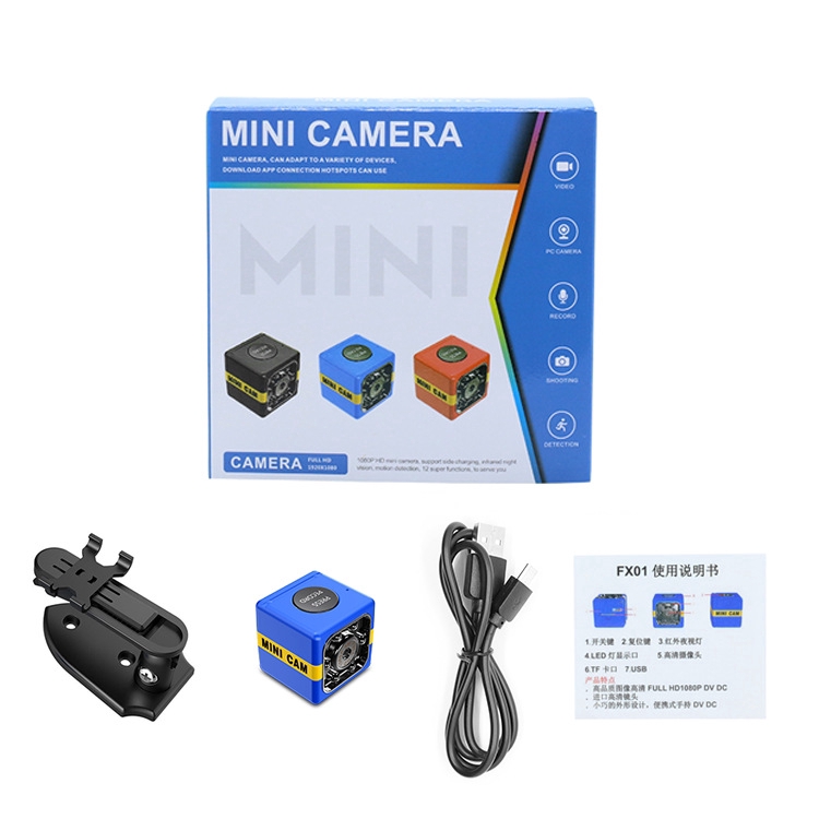 Spy Hidden Camera Portable Cube Camera Mini Security Camera Night 