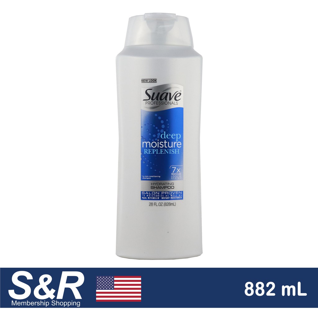 Suave Professionals Deep Moisture Replenish Hydrating Shampoo 828mL