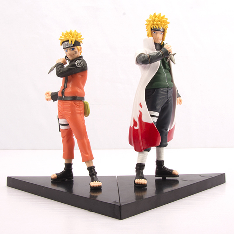 2pcs/set Naruto Action Figures Kakashi Naruto Figure Anime Naruto Model Figurines for Decoration