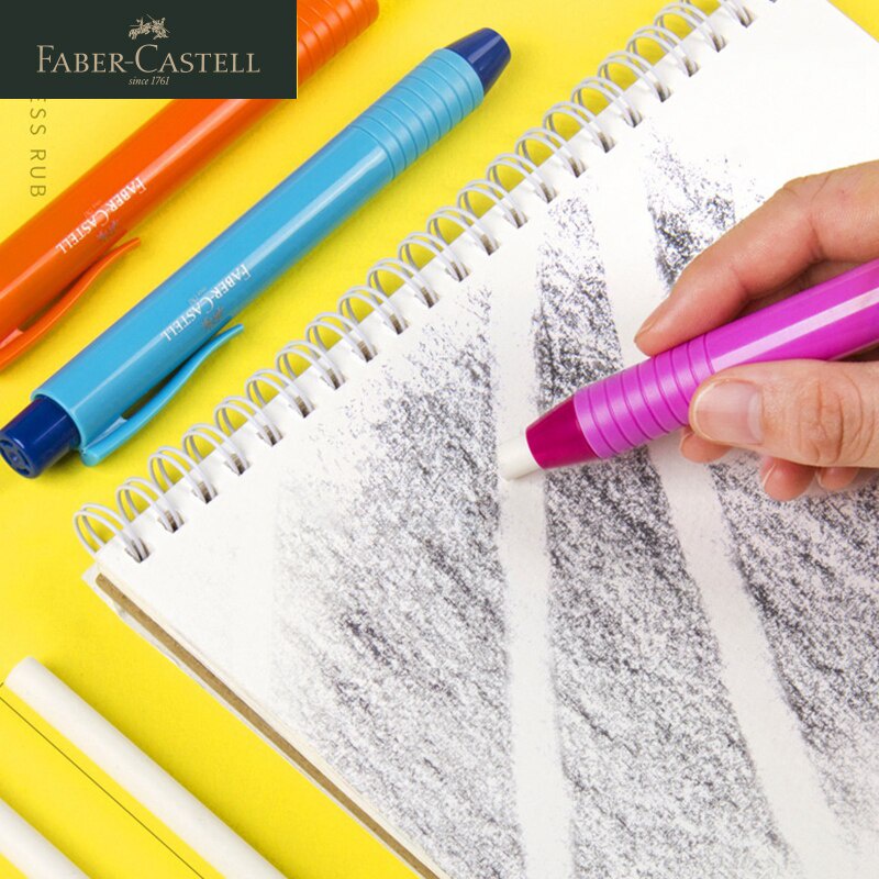 FABER CASTELL Pen Shape Press Type Pencil Eraser/Rubber Sketching