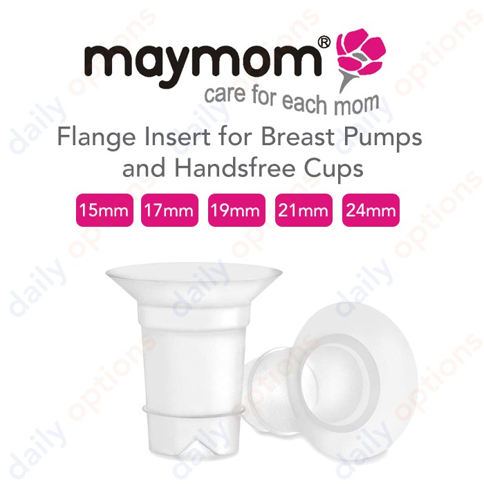 Maymom 13, 15, 17, 19, 21, 24 mm Flange Inserts Spectra, Freemie