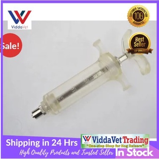 20 mL Reusable Syringe Heavy Duty with Dosage Lock 20 ml fiberglass syringe 20cc syringe