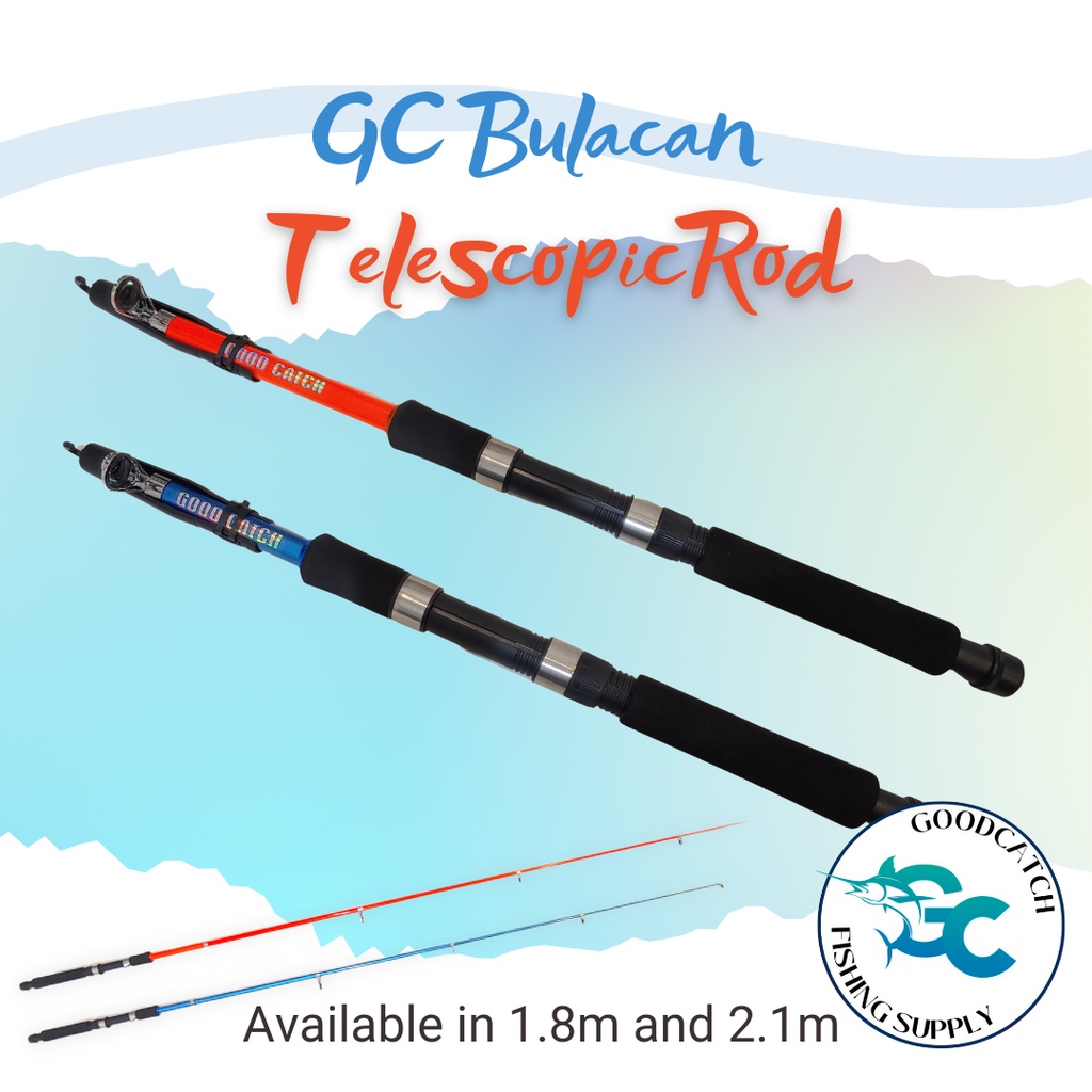 GC Bulacan Spinning Telescopic Rod 1.8m 2.1m Shopee Philippines