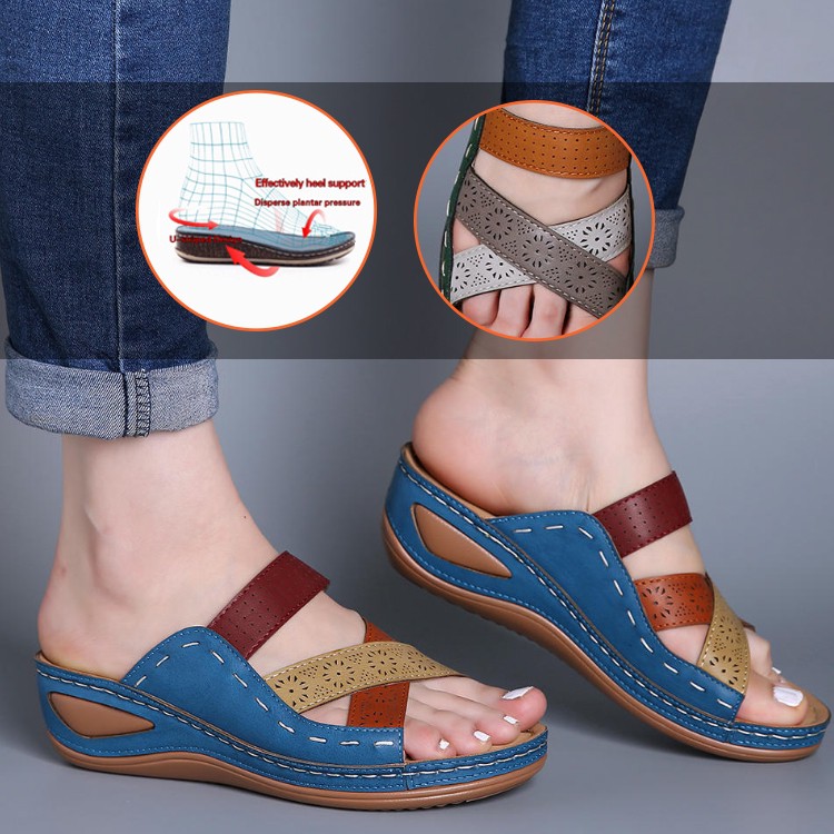 wedge slippers