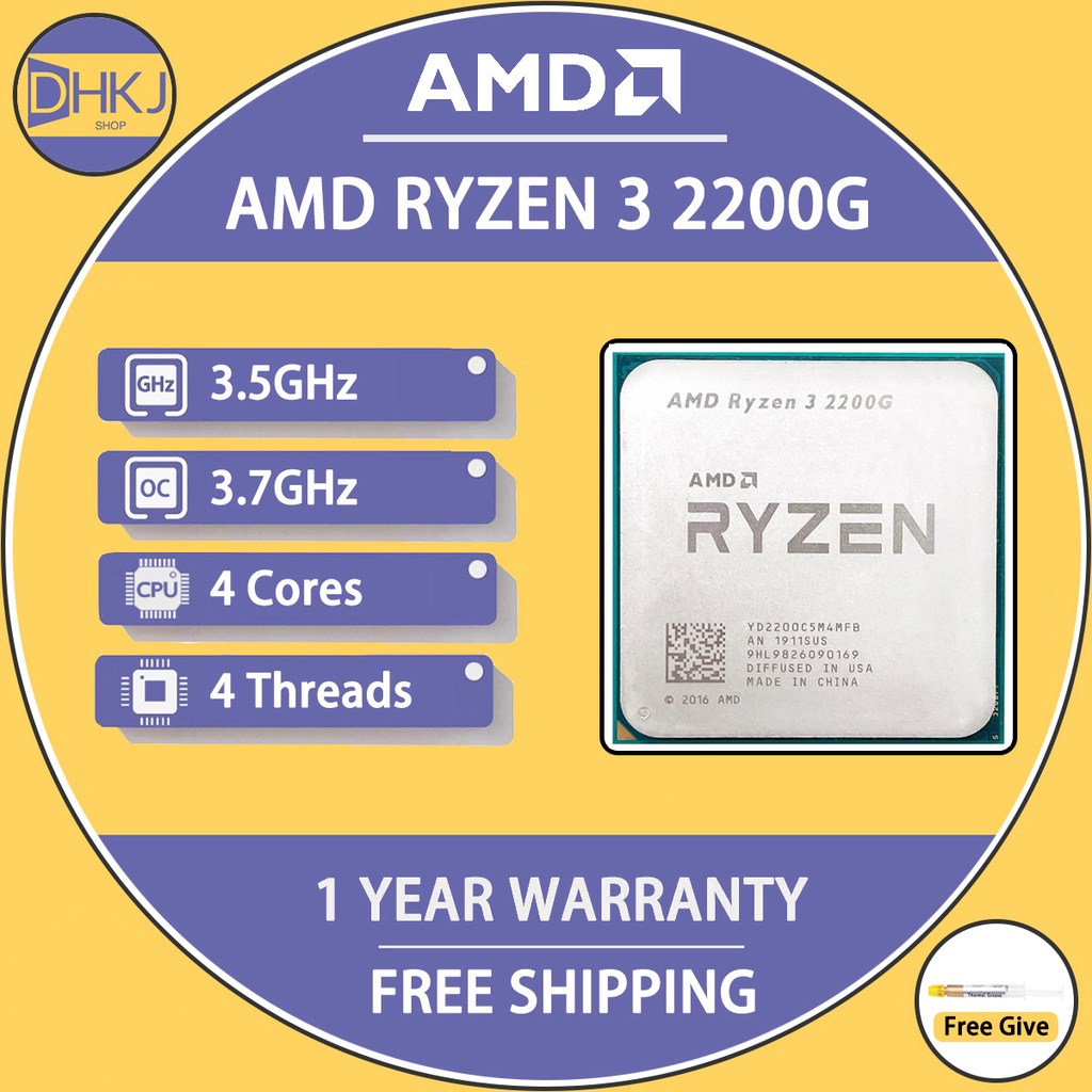Pro 2200g Amd Ryzen 2200g Quad Core Shop Ryzen 2200g For Sale On