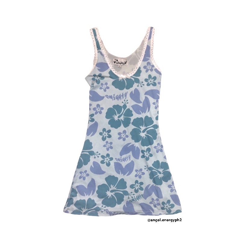 hibiscus tank dress