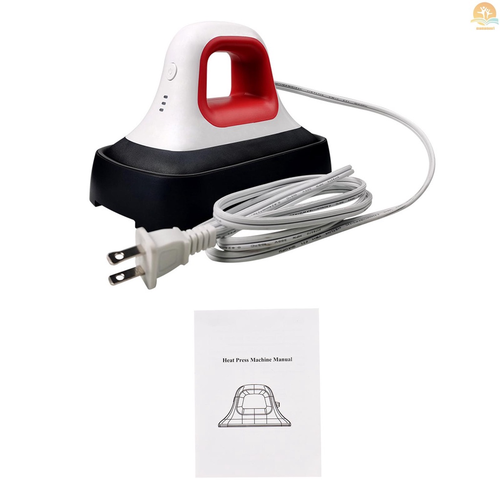 Mini Heat Press Machine T-Shirt Printing Easy Heating Transfer Press Iron Machines for Clothes Bag