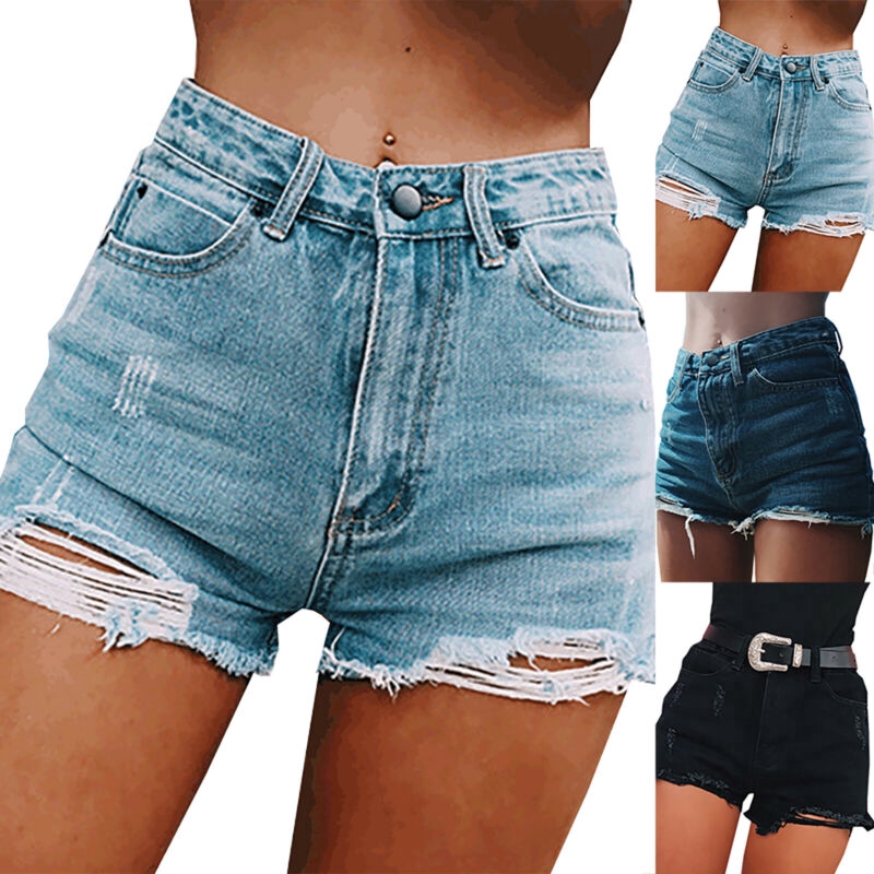 destroyed shorts womens