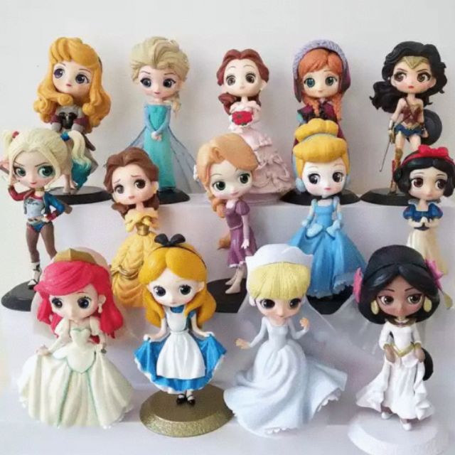 Qposket Disney Princess Character Action Figure Collectible Shopee Philippines