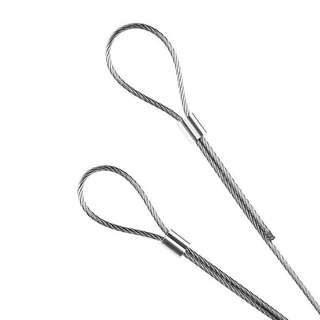 50pcs 1/4 inch (6mm) Diameter Wire Rope Aluminum Sleeves #7