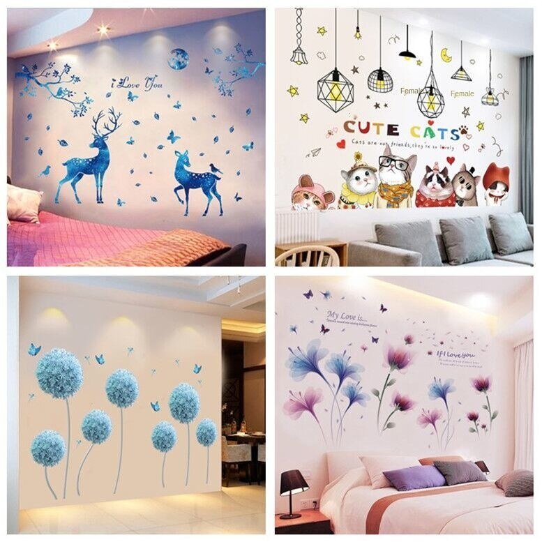 wallpaper wallpaper design wall decor Rental House Wallpaper Self-Adhesive  Bedroom Warm Wall Decorat | Shopee Philippines