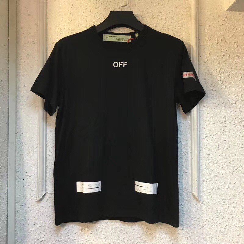 off white box logo tee
