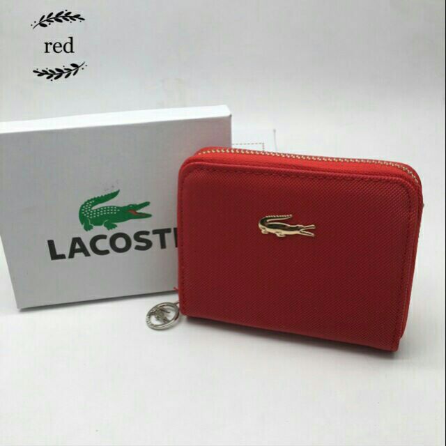 lacoste wallet with coin pocket