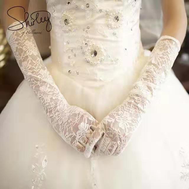 wedding gloves for bride