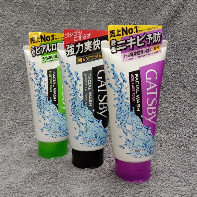 gatsby facial wash strong clear foam