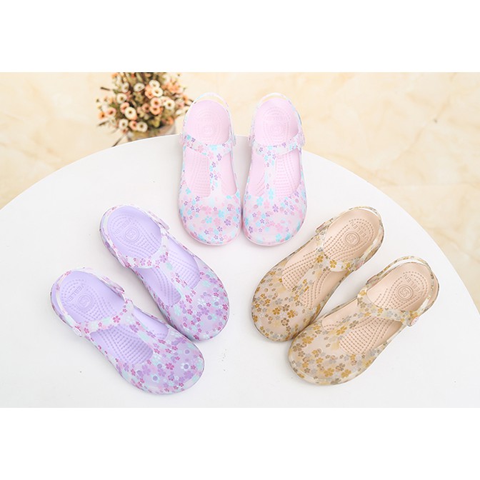 platform jelly shoes