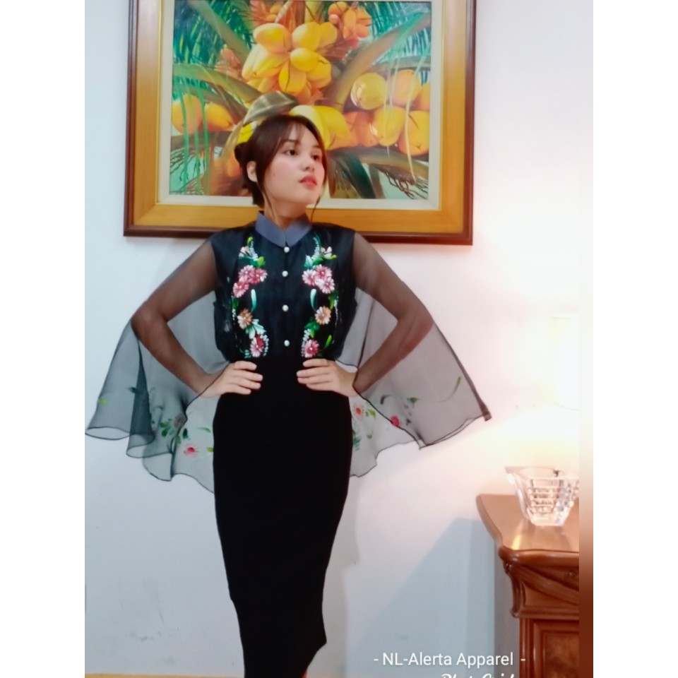 diy butterfly sleeves filipiniana