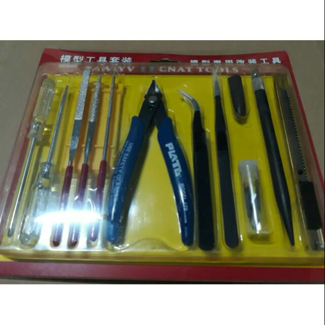 plastic model building tools