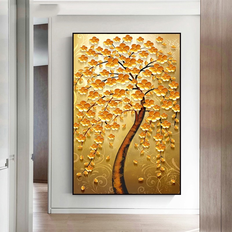 Feng Shui Lucky Painting Hanging, Entrance Feng Shui Paintings For Living Room