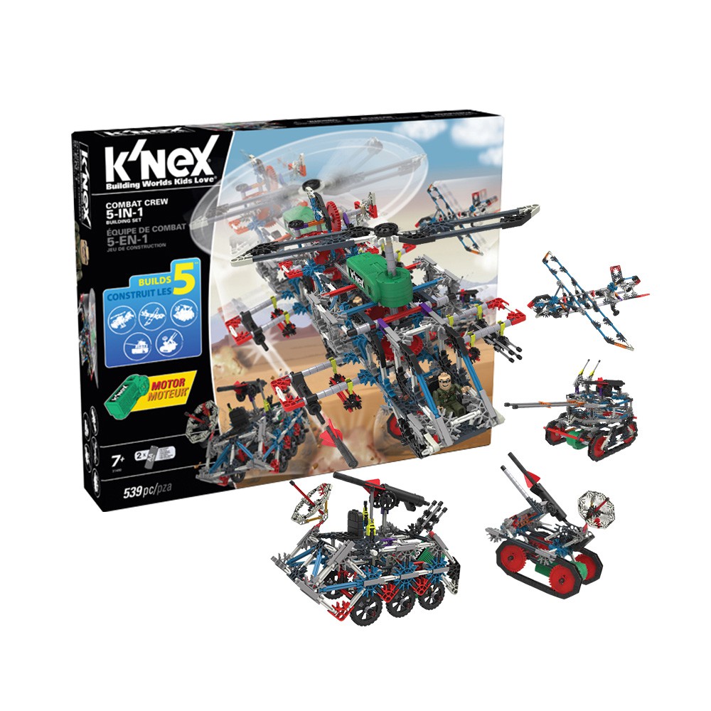 American K Nex Imported Building Series Five In One Building Block Toy Children S Puzzle Set Shopee Philippines