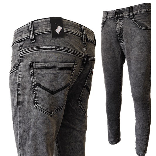 mens skinny acid wash jeans