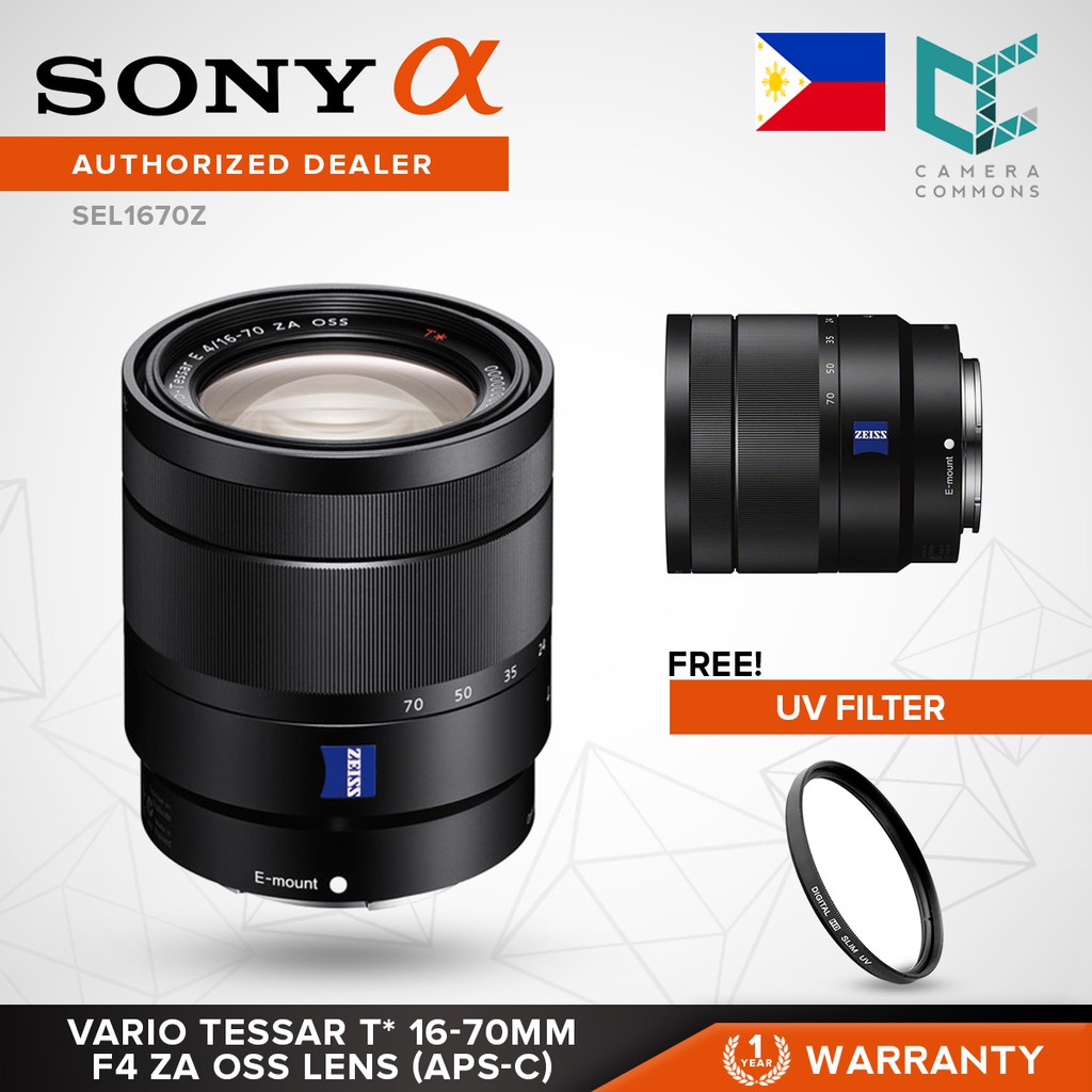 Sony SEL1670Z/ Vario-Tessar® T* E16–70 mm F4 ZA OSS Lens | Shopee