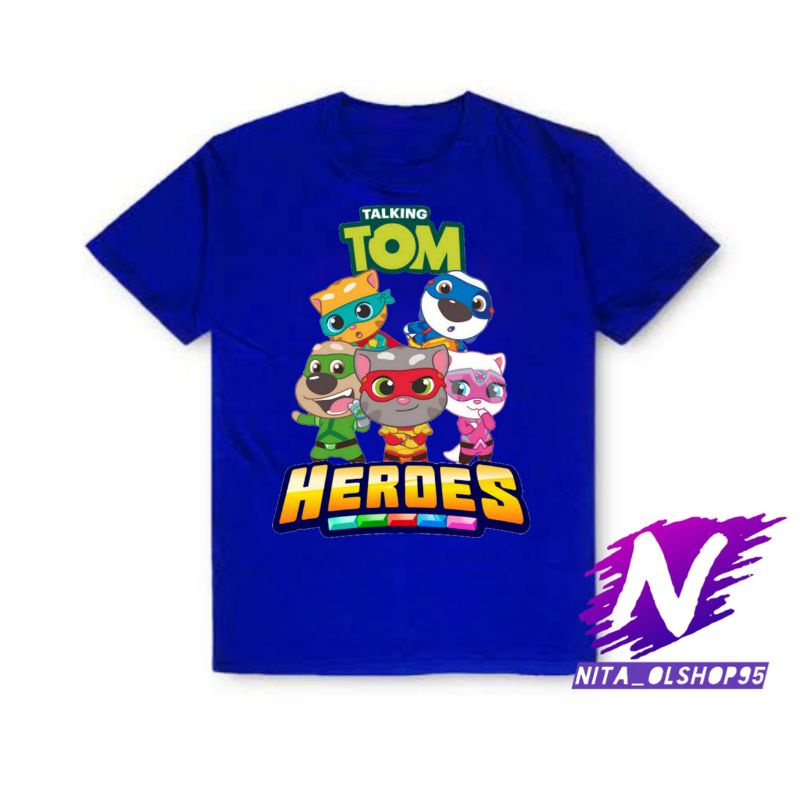 Talking tom friends Kids TShirt my talking tom friends game heroes Cat