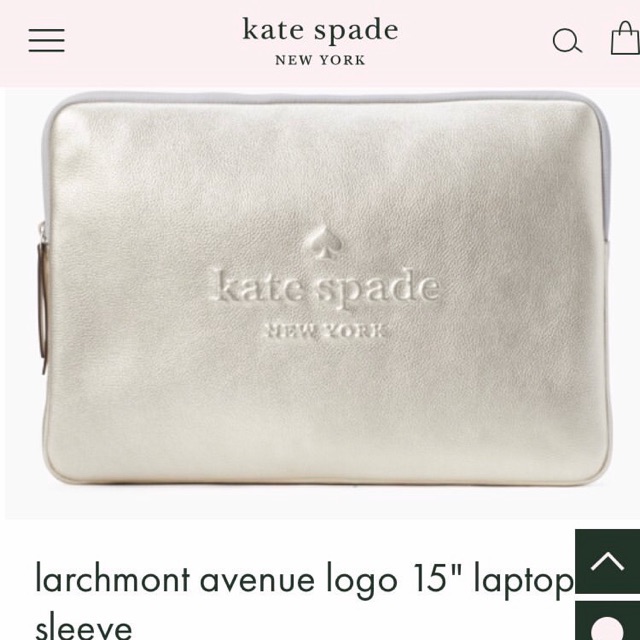 Authentic Kate Spade Larchmont Avenue 15” Laptop Sleeve | Shopee Philippines
