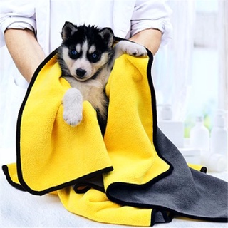 Pet Bath Towel Soft Microfiber Strong Absorbing Water Dog Towels
