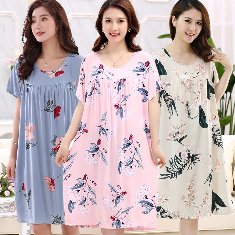 plus size cotton night gowns