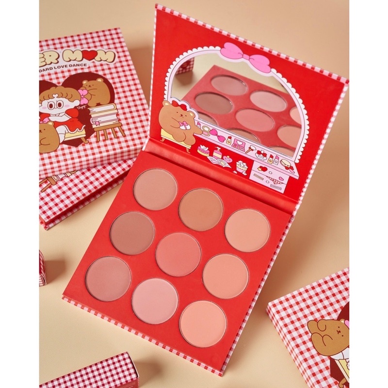 Blush On Palette 9 Colors SUPERMOM (Blush Palette) Shopee Philippines