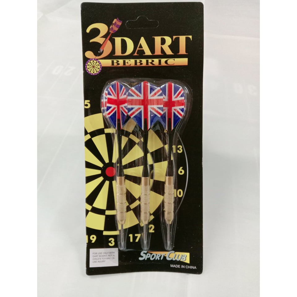 1 Set (3 Pcs.) DART BEBRIC PIN FOR DART BOARD/GAMIT SA DART GAMES(ABLP