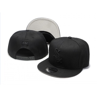 fashion sports Chicago White Sox White SOX men and women adjustable breathable flat brim cap hip hop hat TCHV #4