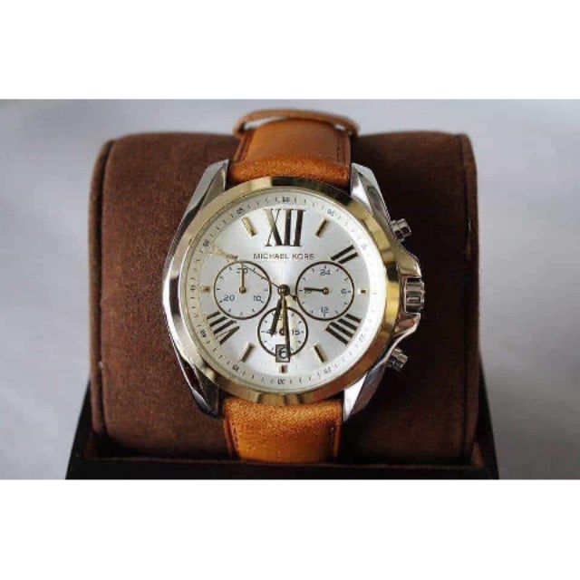 michael kors bradshaw leather strap