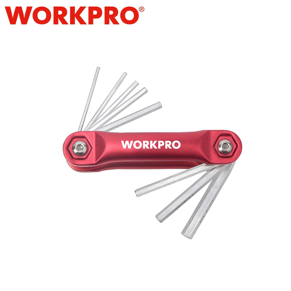 WORKPRO 8PC Folding Hex Key Set ( Metric ) W022008WE Shopee Philippines