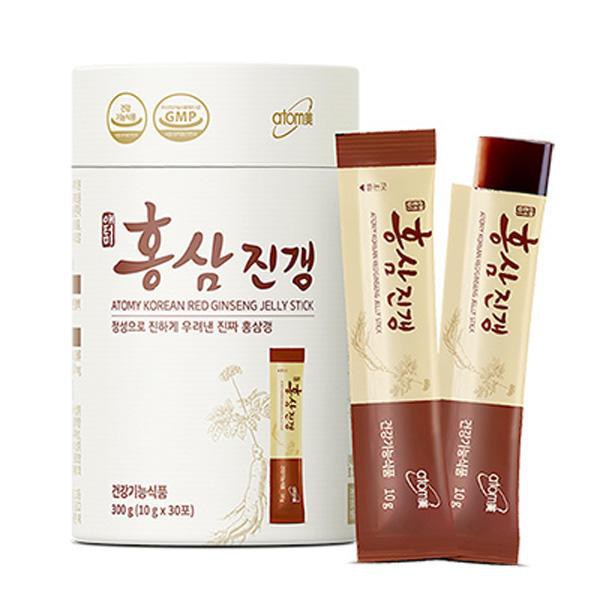 ATOMY Korean Red Ginseng Jelly Sticks 10g x 30sachet Health supplement ...