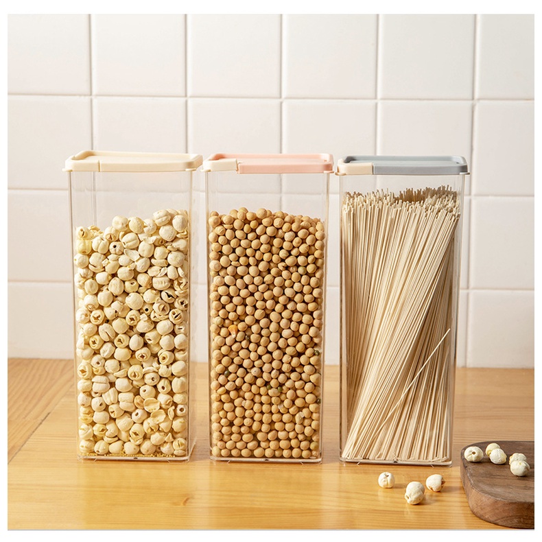N390-Coarse grain storage tanks, plastic airtight tanks with lids, food preservation boxes