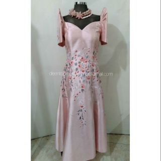 filipiniana dress shopee