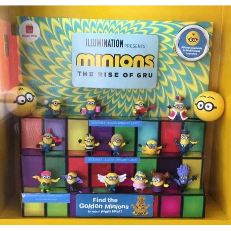 Happy Meal Toys Rise Of Gru Minions 21 Shopee Philippines