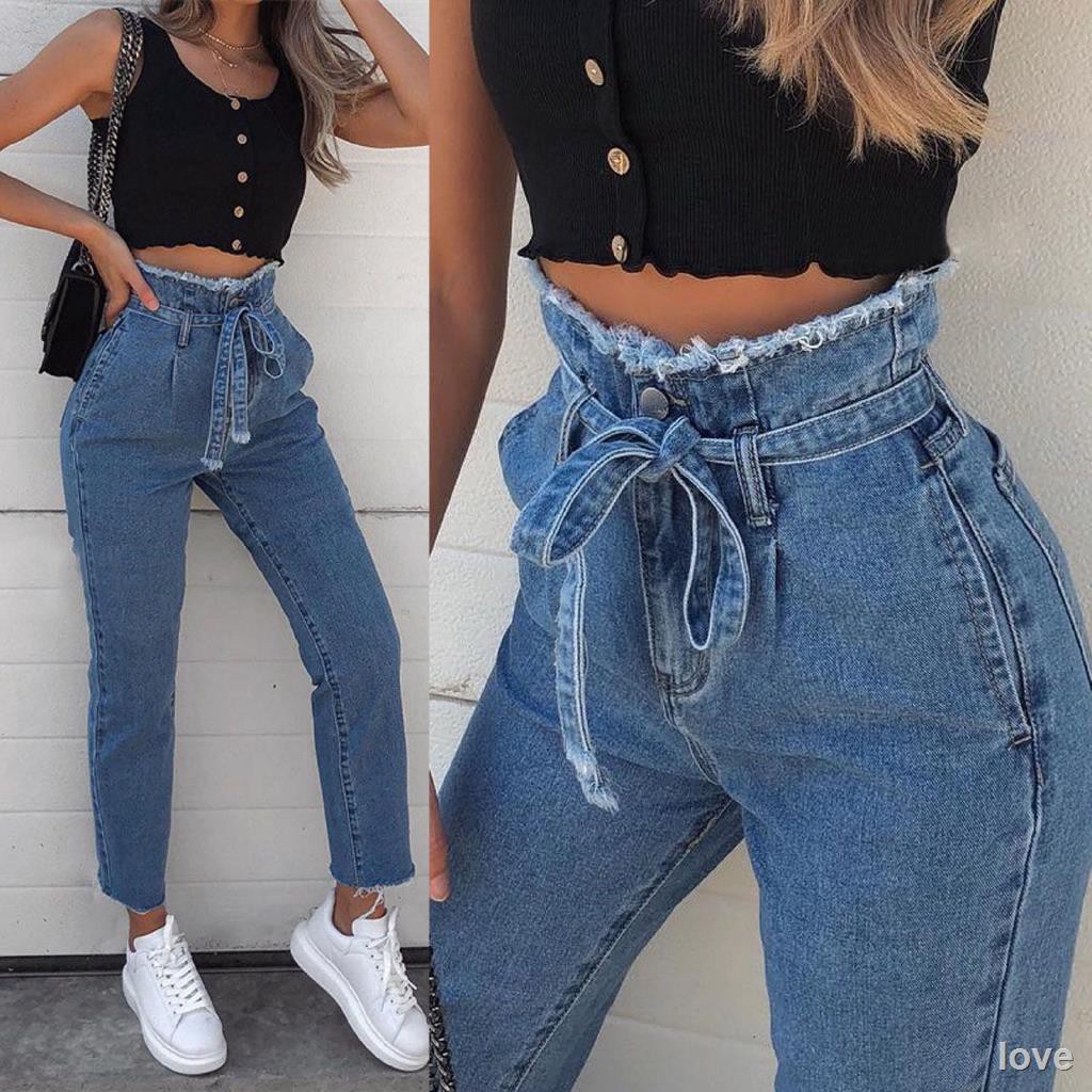 plus size stretch waist jeans