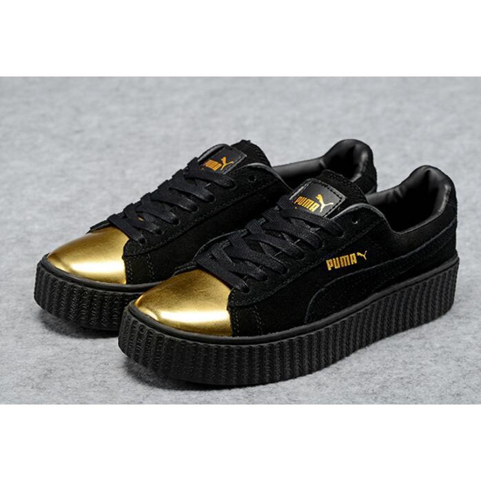 puma suede platform creepers