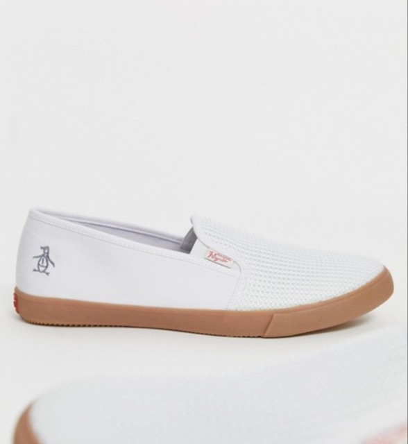 penguin canvas plimsoll