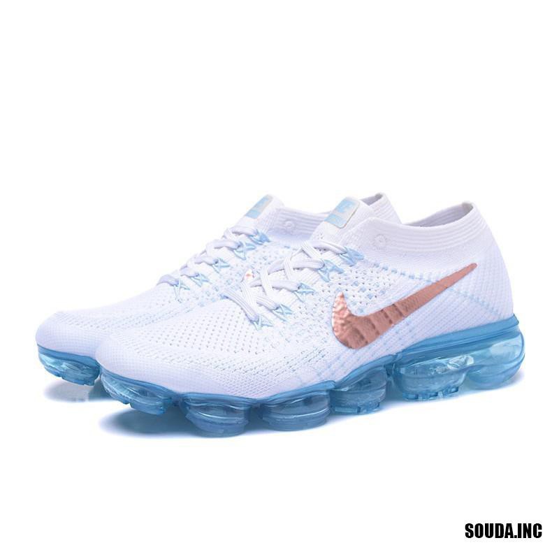 nike vapormax white and blue