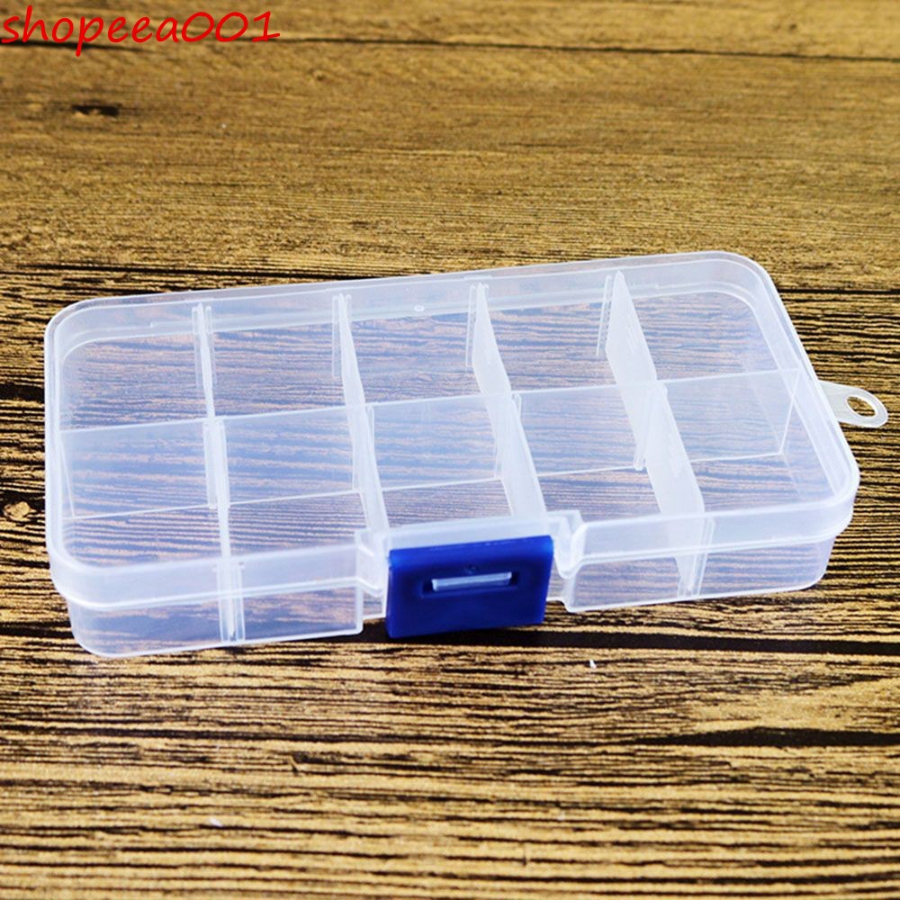 Plastic Jewelry Screw Storage Box Container Organizer 