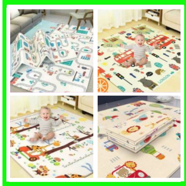 Foldable Playmat Carpet Baby Carpet 150x200 cm Baby Mattress Playmat